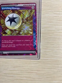 Pokemon TCG Enriching Energy 191/191SV08: Surging Sparks Ace Spec Rare Holo Card - Image 5