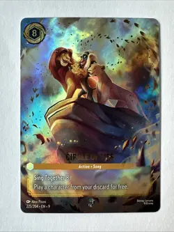 Circle of Life (Enchanted) 225/204 Fabled Holo 2025 Disney Lorcana Card Fresh NM - Image 1