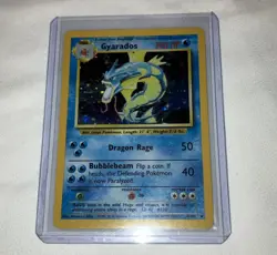 Pokemon Gyarados TCG Holographic Card Base Set 6/102 Unlimited Holo Rare - Image 2