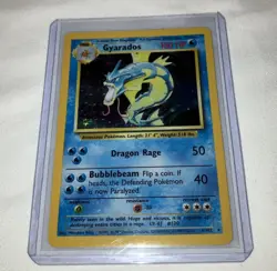 Pokemon Gyarados TCG Holographic Card Base Set 6/102 Unlimited Holo Rare - Image 3