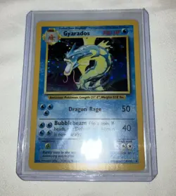 Pokemon Gyarados TCG Holographic Card Base Set 6/102 Unlimited Holo Rare - Image 4