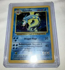 Pokemon Gyarados TCG Holographic Card Base Set 6/102 Unlimited Holo Rare - Image 5