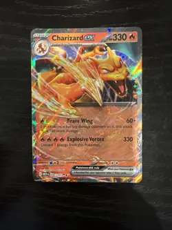 Pokemon Charizard EX 006/165 SV151 Scarlet & Violet Holo Rare Card 2023 - Image 1