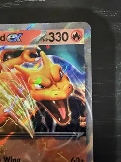 Pokemon Charizard EX 006/165 SV151 Scarlet & Violet Holo Rare Card 2023 - Image 4
