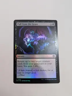 MTG - Pull from the Grave (Foil) - Secrets of Strixhaven NM/M Condition - Image 1
