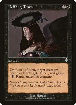 Defiling Tears 99/350 Uncommon FOIL Invasion MTG Near Mint - Image 1