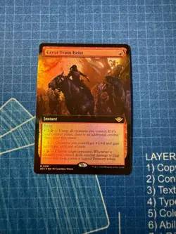 Great Train Heist (Extended Art) Outlaws of Thunder Junction Foil - Image 1