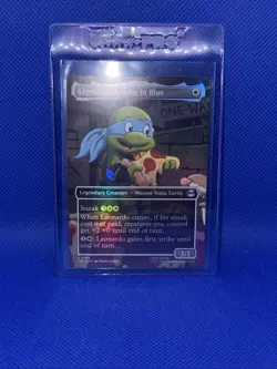 Leonardo, Leader in Blue (Borderless) Teenage Mutant Ninja Turtles Foil - Image 1