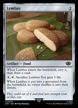 MTG Lembas FOIL The Lord of the Rings: Tales of Middle-earth #243 Common Magic T - Image 1