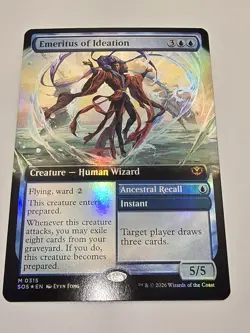 Emeritus of Ideation (Extended Art) Secrets of Strixhaven Foil - Image 1