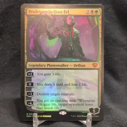 Wizards of the Coast Professor Dellian Fel Foil Planeswalker Mythic Strixhaven … - Image 1