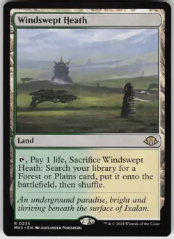 MTG Windswept Heath Normal NM Modern Horizons 3 Magic 235 - Image 1