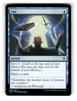 Opt 59 Common Throne of Eldraine Magic: The Gathering Near Mint - Image 1