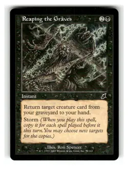Reaping the Graves 72 Common Scourge Magic: The Gathering Near Mint - Image 1