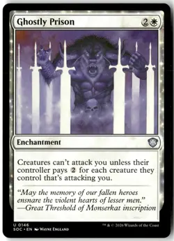 Ghostly Prison Magic: The Gathering SOC 146 [0039] - Image 1