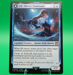 Jill, Shiva's Dominant / Shiva, Warden of Ice | #58 | Rare | Regular | MTG FIN - Image 1