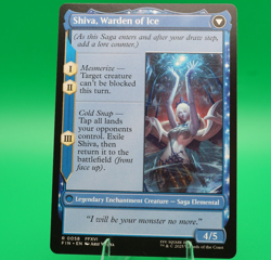 Jill, Shiva's Dominant / Shiva, Warden of Ice | #58 | Rare | Regular | MTG FIN - Image 2