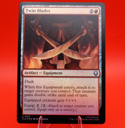 Twin Blades | #157 | Uncommon | Foil | MTG: Avatar | See Shipping Promos - Image 1