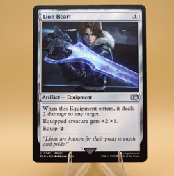 Lion Heart | 261 | Unc | Reg | MTG | Final Fantasy | Store Promo Eligible - Image 1