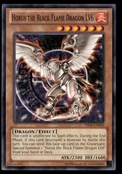Horus the Black Flame Dragon LV6 Starter Deck: Kaiba Reloaded YSKR-EN020 LP - Image 1