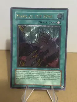 Yugioh Mark of the Rose CSOC-EN047 Ultimate Rare Unlimited DAMAGED HP - Image 1