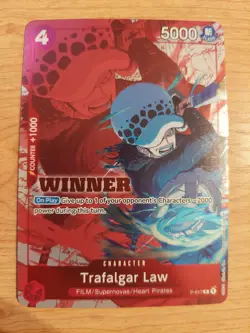 Trafalgar Law (Winner) - One Piece Promotion Cards - Near Mint NM - Promo - Image 1