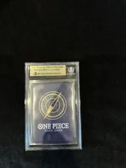 One Piece TCG BGS 9.5 Gem Mint Nami OP01-016 Manga Alt Art The Best Japanese PRB - Image 2