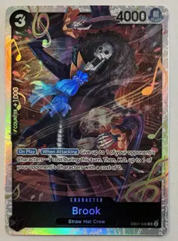 ONE PIECE TCG EB01-046 BROOK SR MINT (FROM PRB-02) - Image 1