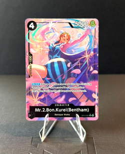 Mr.2.Bon.Kurei (Bentham) OP14-091 Alt Art | One Piece TCG OP14 Azure Sea's Seven - Image 1