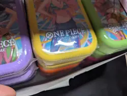 One Piece TCG Mini Tin Vol 2 TS-02 HK and SE Asia Exclusive Set Of 12 Box Damage - Image 4