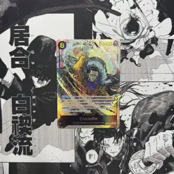 Crocodile OP14-120 Alt Art | One Piece TCG OP14 Azure Sea's Seven - Image 1