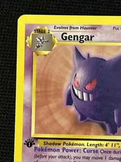 Pokemon Gengar 20/62 (1st Edition) Fossil *Near Mint* Never Played Card - Image 3