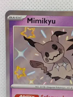 Pokemon TCG Mimikyu Scarlet & Violet Paldean Fates Holo Shiny Rare Card 160/091 - Image 2