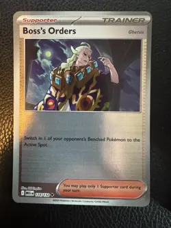 Boss's Orders Reverse Holo ME1 Mega Evolution 114/132 NM English Pokemon Card - Image 1