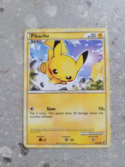 Pokemon TCG Pikachu 61/90 Undaunted Regular Card - Image 3