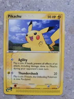 Pokemon TCG Pikachu 43/95 Team Magma Vs Team Aqua Regular Card - Image 3