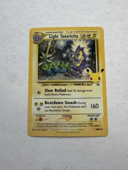 Pokemon: Light Toxtricity SWSH137 Celebrations Black Star Promo Card NM/M - Image 1