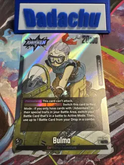 Bulma SB01-045 Leader Manga Booster 01 Dragon Ball Card English Fusion World - Image 1