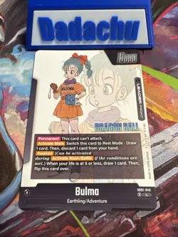 Bulma SB01-045 Leader Manga Booster 01 Dragon Ball Card English Fusion World - Image 2