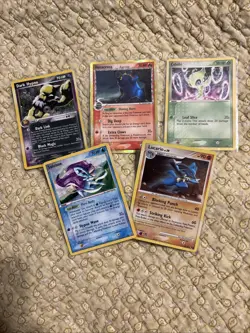 Vintage EARLY 2000’s Pokemon TCG Assorted Holo Cards - Image 1