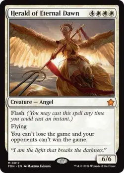 ~ Herald of Eternal Dawn ~ NM ~ Foundations ~ MTG ~ - Image 1