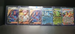 LOT of 6 Prismatic Evolutions Double Rare Holofoil ex Full Art Cards Pokemon TCG - Image 1