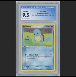 CGC 10 GEM MINT 2004 Pokemon Squirtle 82/112 EX FireRed & LeafGreen Card - Image 1