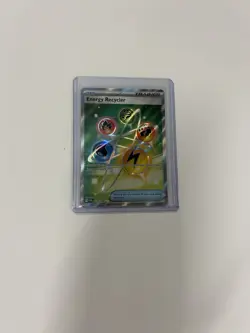 Pokemon Energy Recycler Trainer-Item Full Art Holo Card POR 108/088 - Image 1