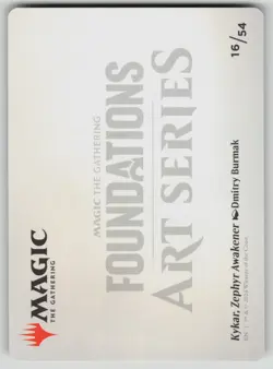 Kykar, Zephyr Awakener Art Card (/54) Normal S Art Series: Foundations 16 NM - Image 2