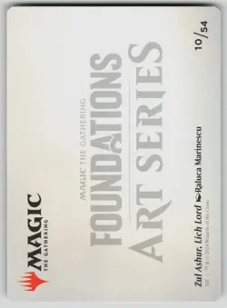 Zul Ashur, Lich Lord Art Card (/54) Normal S Art Series: Foundations 10 NM - Image 2