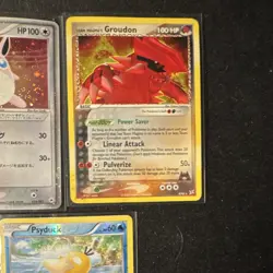 Pokemon TCG 5 Holo Cards Lot Pikachu EX Gengar EX Psyduck Wigglytuff English - Image 4