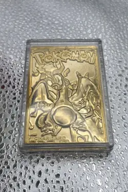 Charizard 1999 Burger King Vintage 23 Karat Gold Plated Card - Image 2