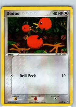 Doduo 60/101 Reverse Holo Hidden Legends Pokemon Card LP - Image 1