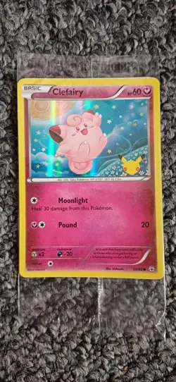 Pokemon Clefairy Toys R Us Sealed Promo Generations Holo 50/83 - English Card - Image 1